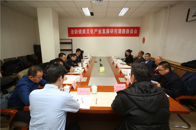 老龄健康文化产业发展研究课题组专家在京座谈