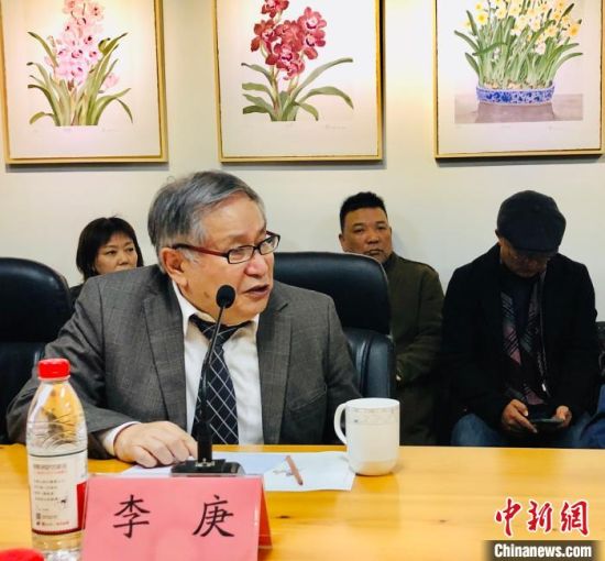 李可染画院院长李庚。 王祖敏 摄