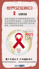 【世界艾滋病日】|“知艾”“防艾”，携手共创健康生活